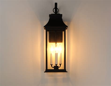 Vicksburg 3-Light Large Outdoor Wall Sconce