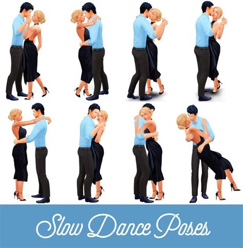 Slow Dance Poses: | Atashi77 | Dance poses, Sims 4 couple poses, Slow dance