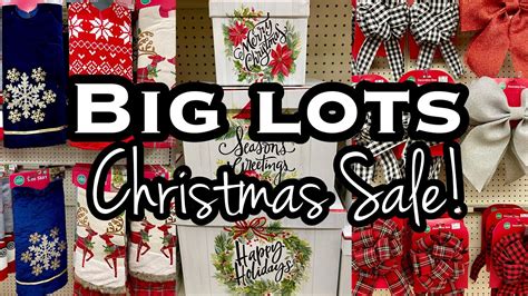 BIG LOTS Browse with Me! • Christmas Decor Sale - YouTube