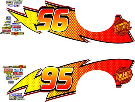 Fabulous Lightning Mcqueen Sticker Png