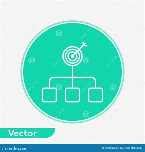 Purpose Vector Icon Sign Symbol Stock Vector - Illustration of business, accuracy: 136133739