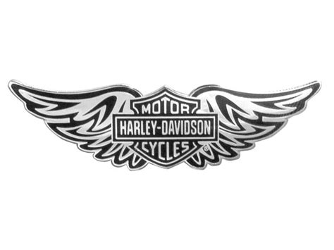 Animals For > Harley Davidson Eagle Logo Black And White | Harley davidson images, Harley ...