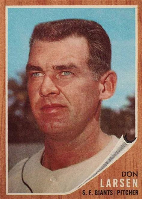 1962 Topps Don Larsen #33 Baseball - VCP Price Guide