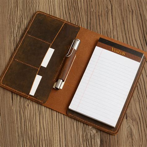 Personalized Leather Notebook Journal Refillable 5x8 Legal - Etsy