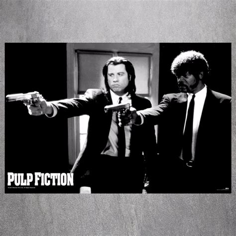 Pulp Fiction Shooting Canvas Art Print Painting Poster Wall Pictures ...