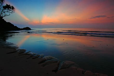 Beach Shore in Dusk · Free Stock Photo