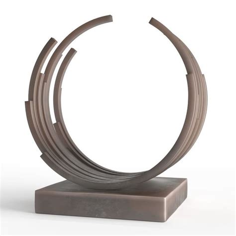 Modern Decorative Abstract Bronze Art Sculpture 05 | 3D model | Bronze sculpture art, Sculpture ...