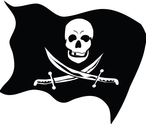 Jolly Roger Piracy Flag - Pirate flag PNG png download - 2500*2126 - Free Transparent Piracy png ...
