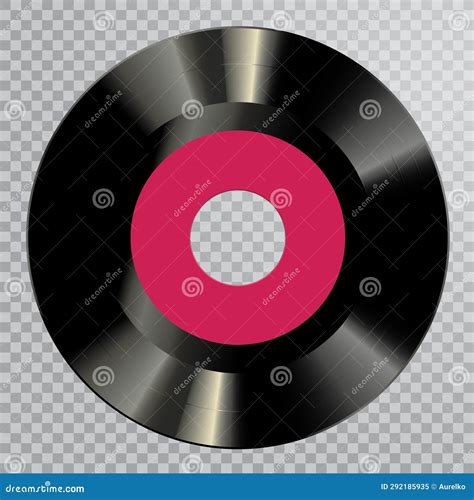 Single vinyl violet hole stock illustration. Illustration of long - 292185935