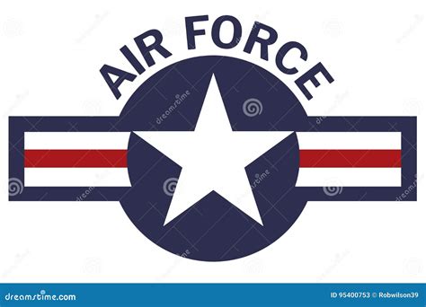 US Air Force Roundel Vector Illustration | CartoonDealer.com #128939506