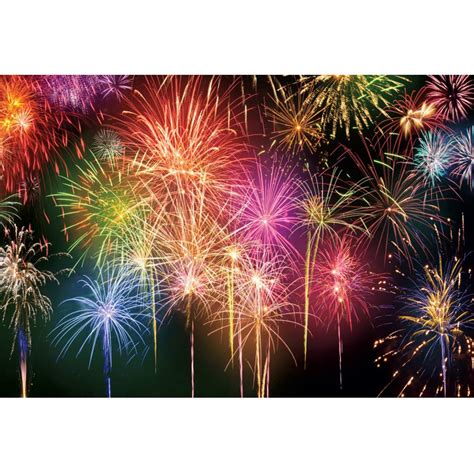 Buy OFILA New Year Fireworks Party Backdrop 10x6.5ft New Year Fireworks ...