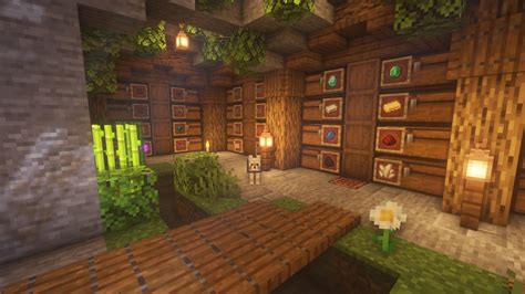 A simple storage room : r/Minecraft