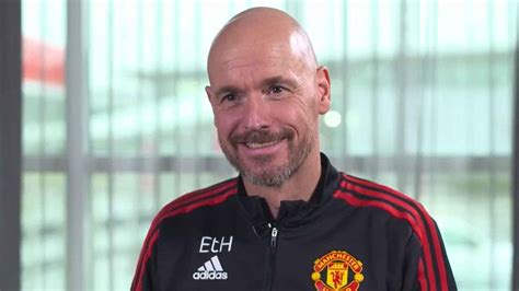 Erik ten Hag Premier League Productions interview discussing his ...