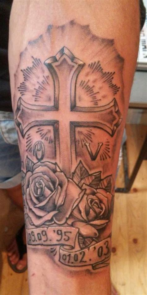 rose cross tattoo by Inkstruktor on DeviantArt