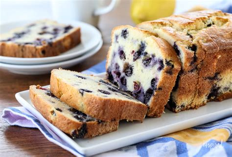 Lemon Blueberry Bread - easy quick bread recipe