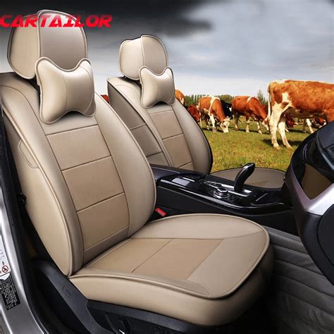 Aliexpress.com : Buy CARTAILOR Genuine Leather Car Seat Cover for Land ...