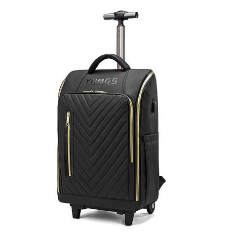 GOTECH Rolling Backpack, Waterproof Backpack with Wheels for Business ...