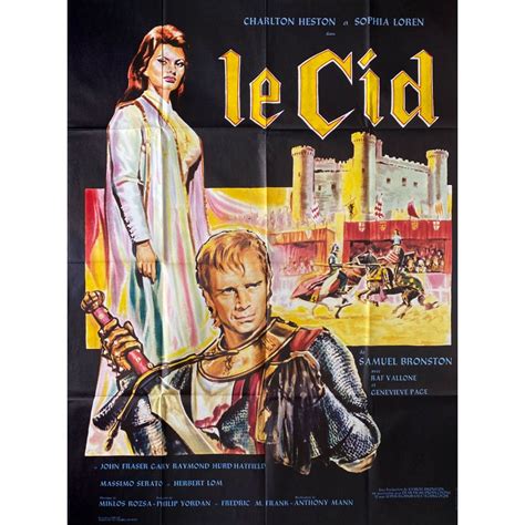 EL CID French Movie Poster - 47x63 in. - 1961/R1970