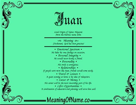 Juan - Meaning of Name