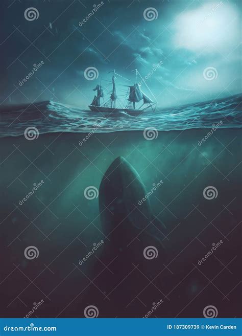 Jonah and the Whale Digital Painting Stock Image - Image of story, religion: 187309739