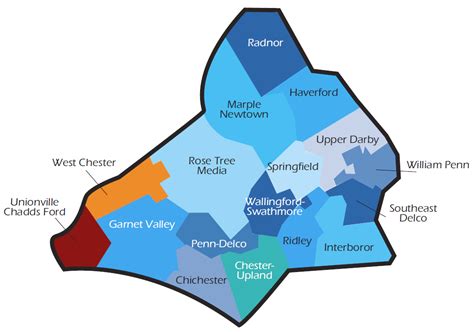 Delaware School District Map - World Map