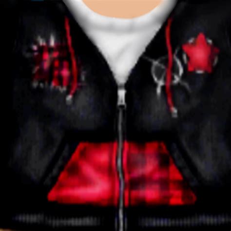 Free Roblox T-shirt black and red jacket 🩸💣 | Imagens de camisetas ...