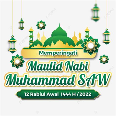 Gambar Ucapan Maulid Nabi Muhammad 2022 Tahun 12 Rabiul Awal 1444 H ...