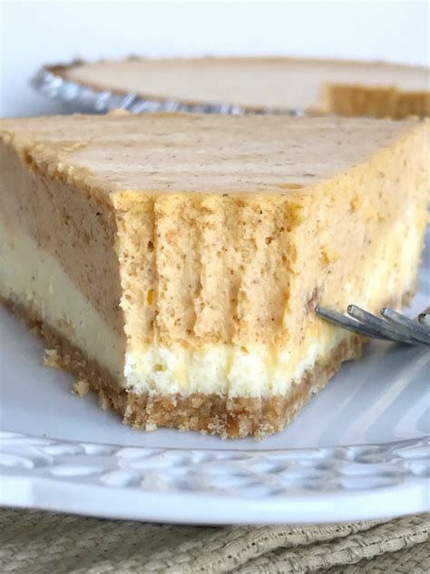 Double Layer Pumpkin Cheesecake Pie - Together as Family