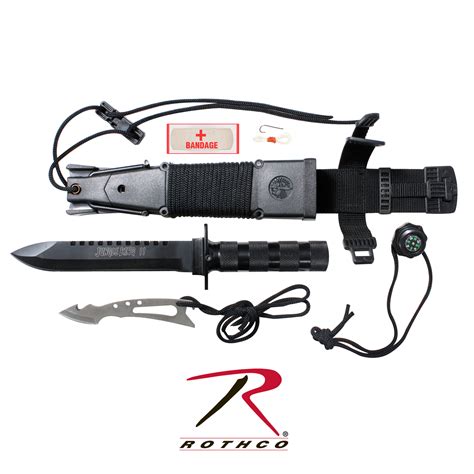 Rothco Deluxe Jungle Survival Kit Knife