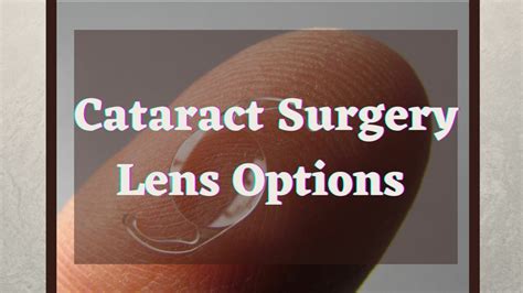 Best Lens Options For Cataract Surgery in 2024- EyeMantra