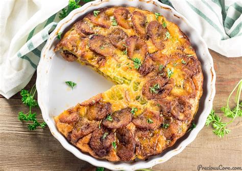 PLANTAIN FRITTATA | Precious Core