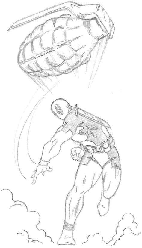 Deadpool Grenade Throw by reyes0439 on DeviantArt