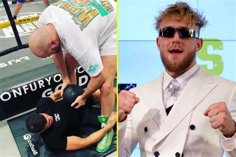 Jake Paul's surprising reaction to video of Tyson Fury training brother ...