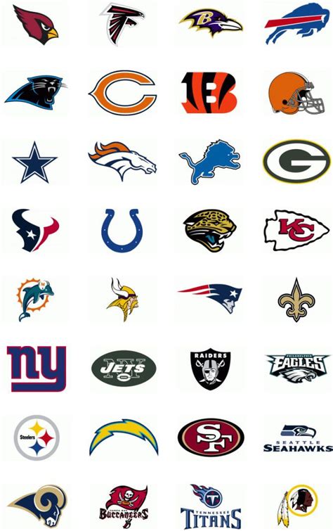 Printable Nfl Teams List - Printable Word Searches