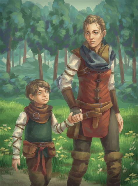 Amicia and Hugo fan art by Vzhynk on DeviantArt