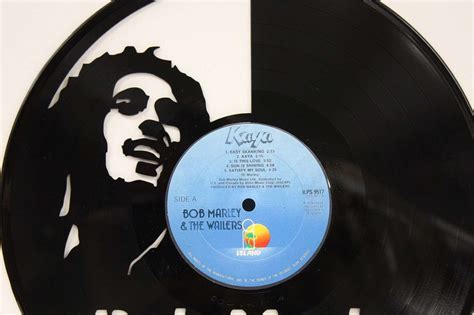 Bob Marley Vinyl Lp Record Laser Cut Wall Art Display | Gold Record ...