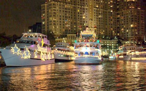 Seminole Hard Rock Winterfest Boat Parade in Downtown Fort Lauderdale