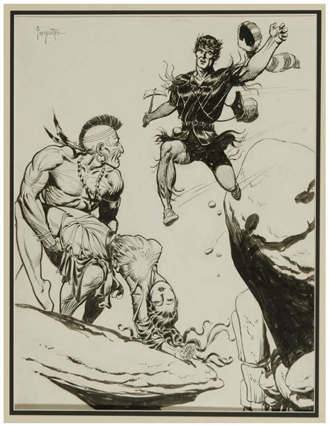 Frank Frazetta Old Comics, Cartoons Comics, Ink Sketch, Sketches, Ink Master, Fantastic Art ...