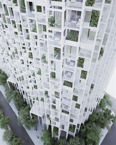 vijayawada garden tower by penda includes customizable components in ...