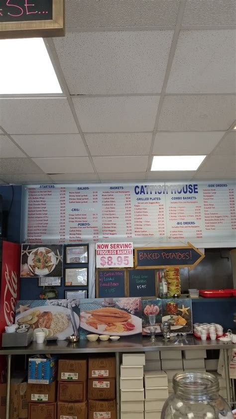 Menu at Catfish House restaurant, Irving, E Irving Blvd