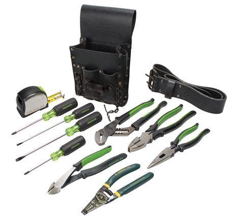 Greenlee 0159-13 12 PC Electricians Tools Kit - JM Test Systems