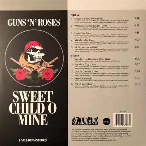 Sweet Child O’ Mine – Guns N' Roses Bootleg Vinyl Guide