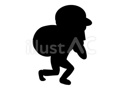 Free Vectors | Thief silhouette