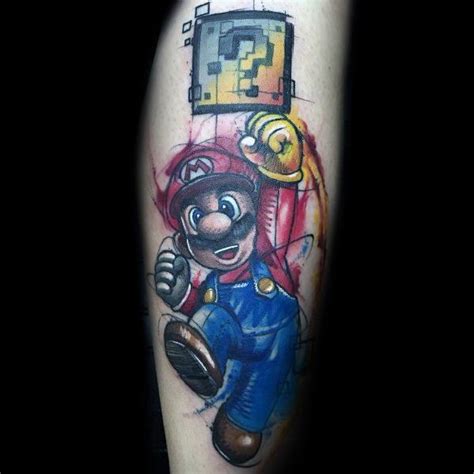 90 Mario Tattoo Ideas For Men - Video Game Designs