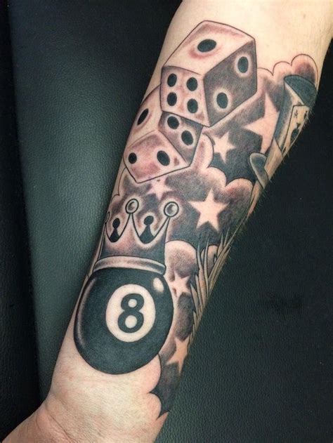 8 Ball Hand Tattoos in 2020 | Sleeve tattoos, Tattoos, Casino tattoo