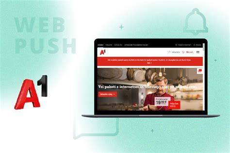 A1 Slovenija zwiększa ruch na stronie z notyfikacjami web push - PushPushGo