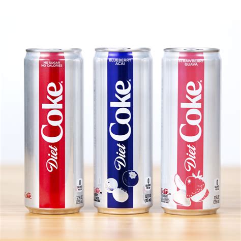 Diet Coke released 2 new fruit flavors: Strawberry Guava and Blueberry Acai