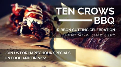 Ribbon Cutting Celebration at Ten Crows BBQ on August 3 - Tahoe Chamber