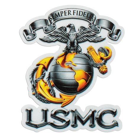 USMC Semper Fidelis Decal | Usmc decal, Usmc, Reflective decals