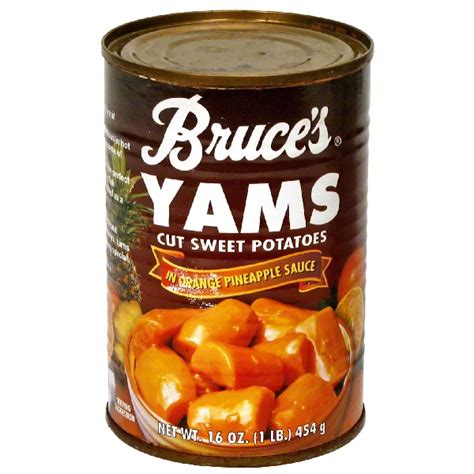 Bruce's Cut Sweet Yams In Orange Pineapple Sauce - Shop Beets, carrots & potatoes at H-E-B